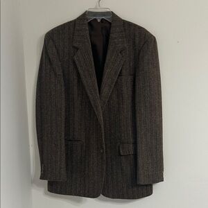 Haggar Brown Herringbone Sport Coat